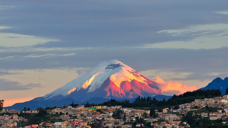 Volcano in Ecuador