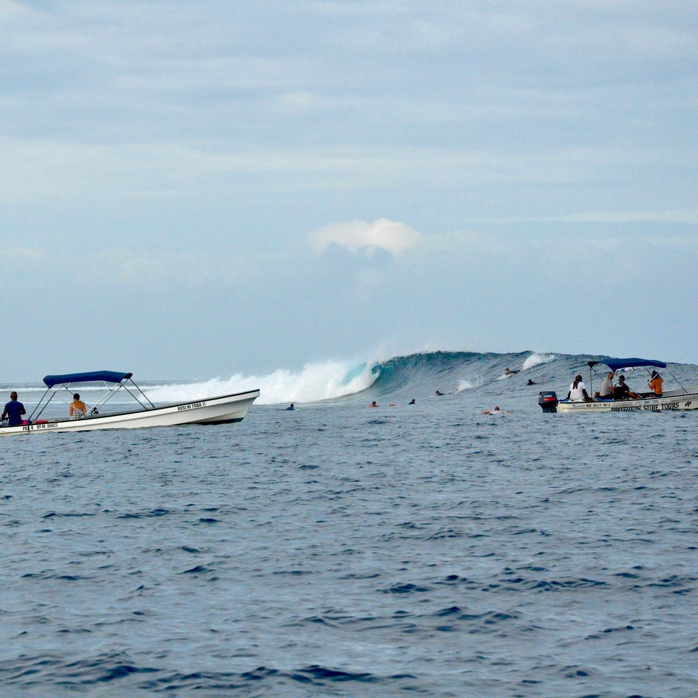 Surfing in Fiji