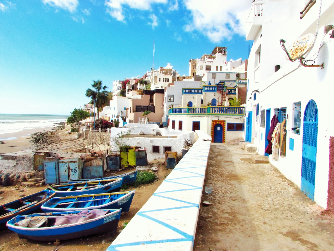 Taghazout Town Sunny by Louis Hansel