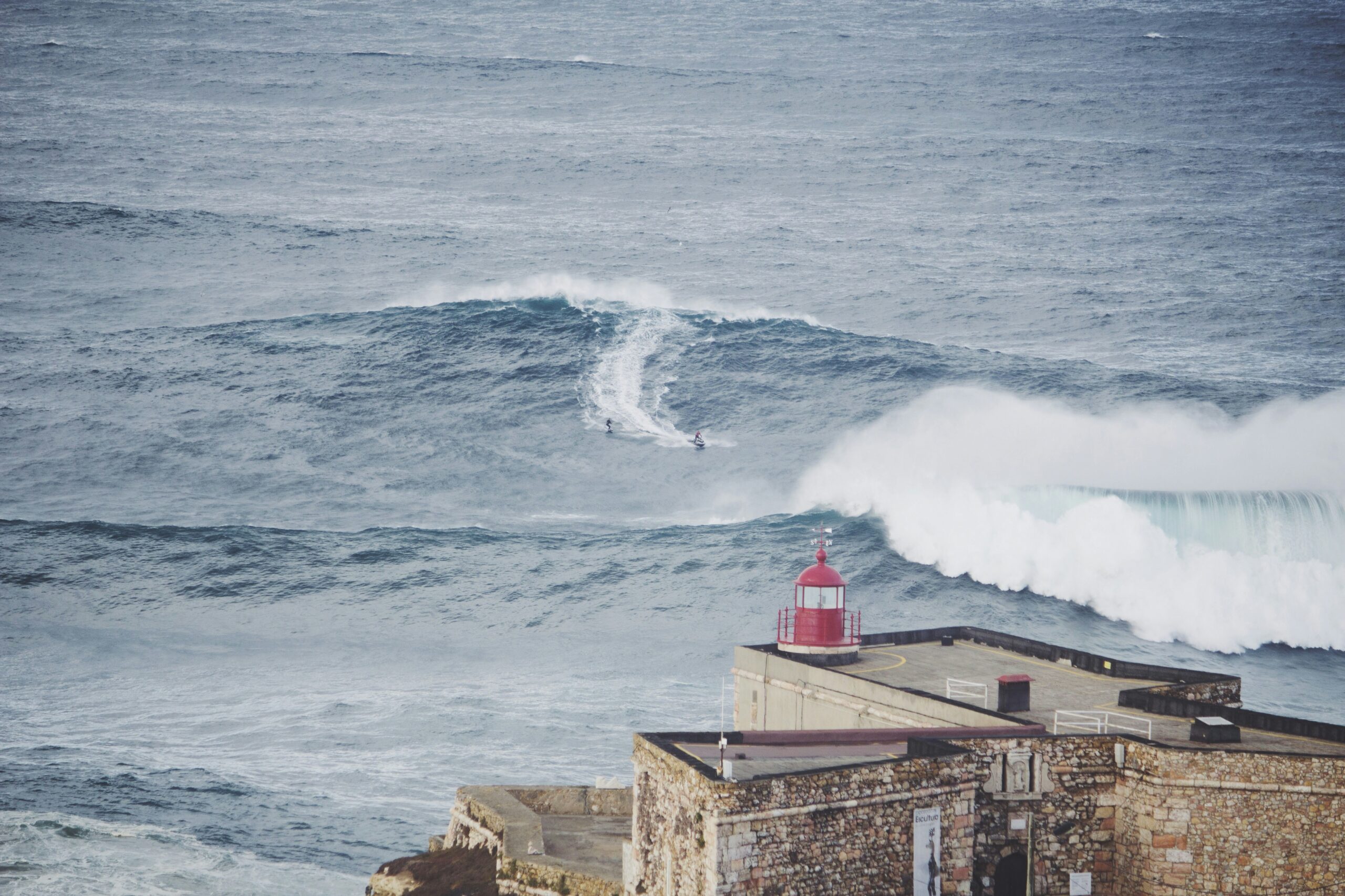 Surfing in Portugal (Nazare)