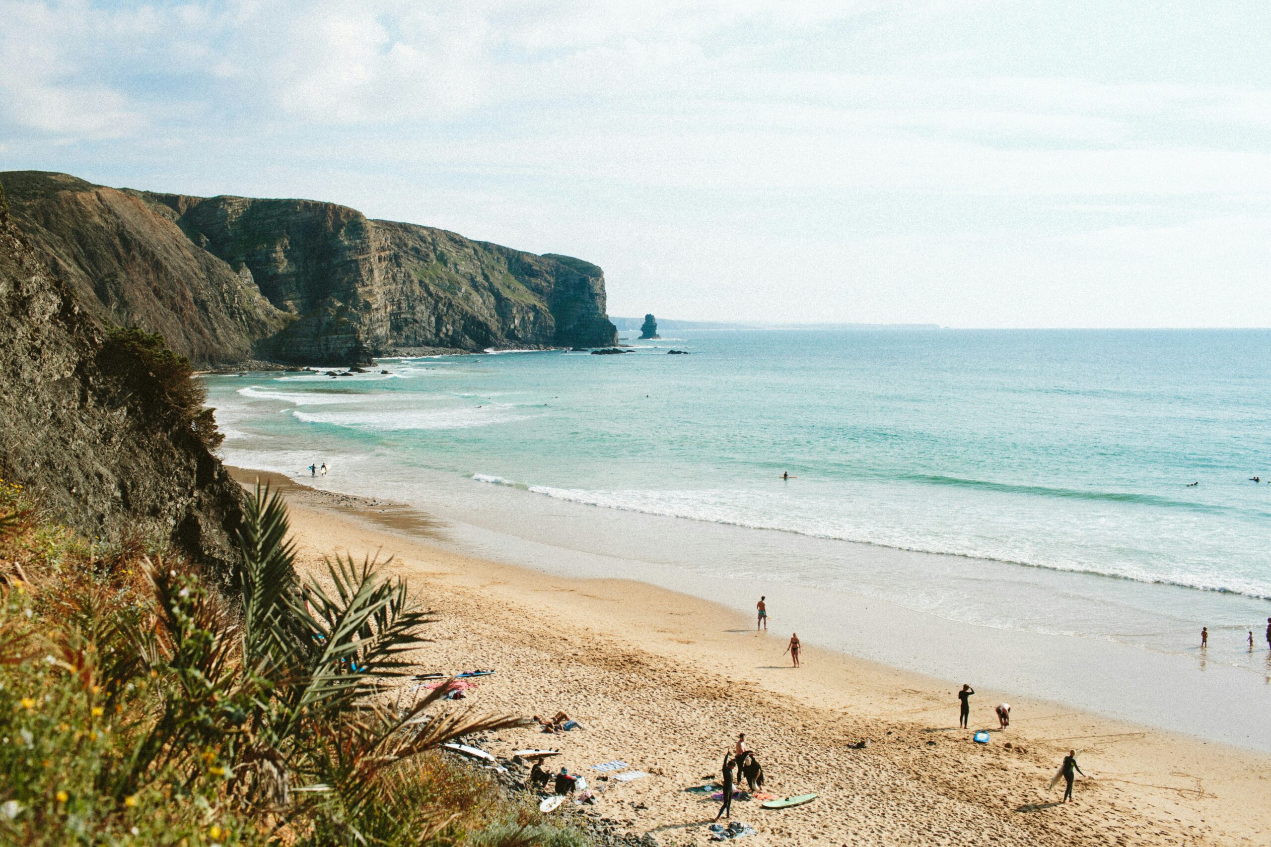 Surfing in the Algarve